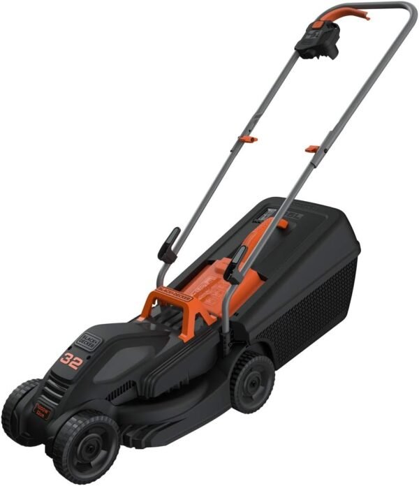 Tondeuse électrique BLACK+DECKER BEMW351-QS - 1000W - 32cm de coupe - 3 hauteurs réglables