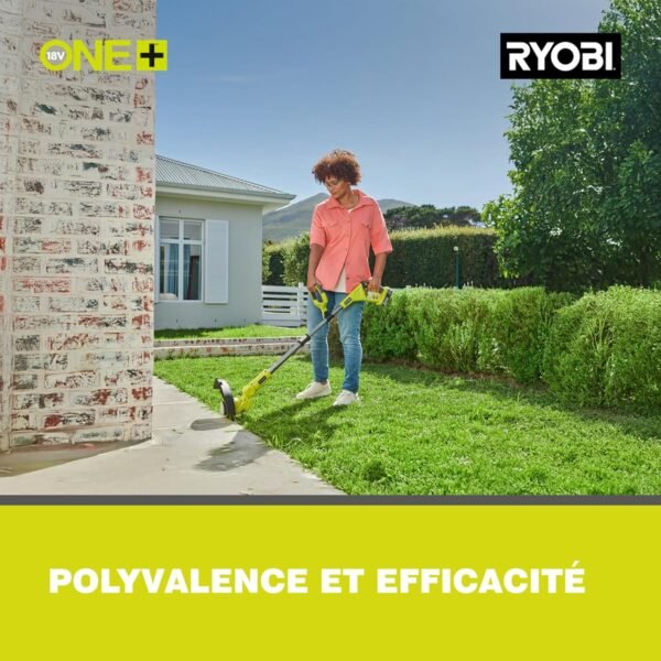 Ryobi- Coupe-Bordures/Dresse-Bordures 18V One+™ - 25/30 cm (1 x 2 Ah) - RLT183220S – Image 3