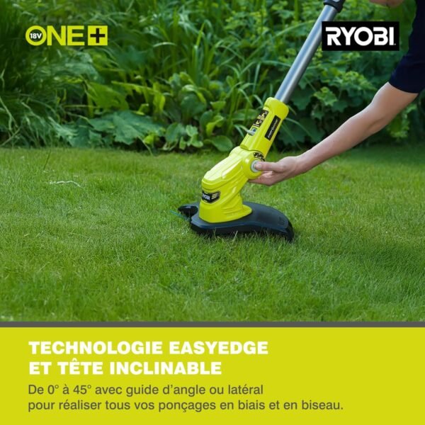 Ryobi- Coupe-Bordures/Dresse-Bordures 18V One+™ - 25/30 cm (1 x 2 Ah) - RLT183220S – Image 4
